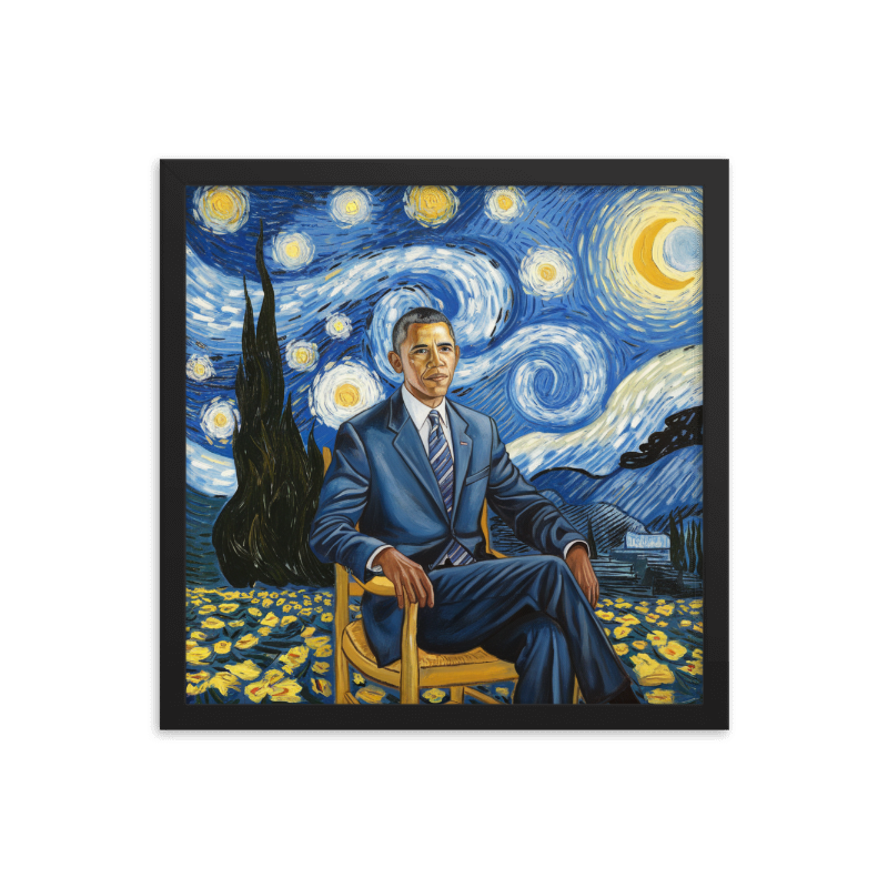 Barack Obama - Starry Starry Night