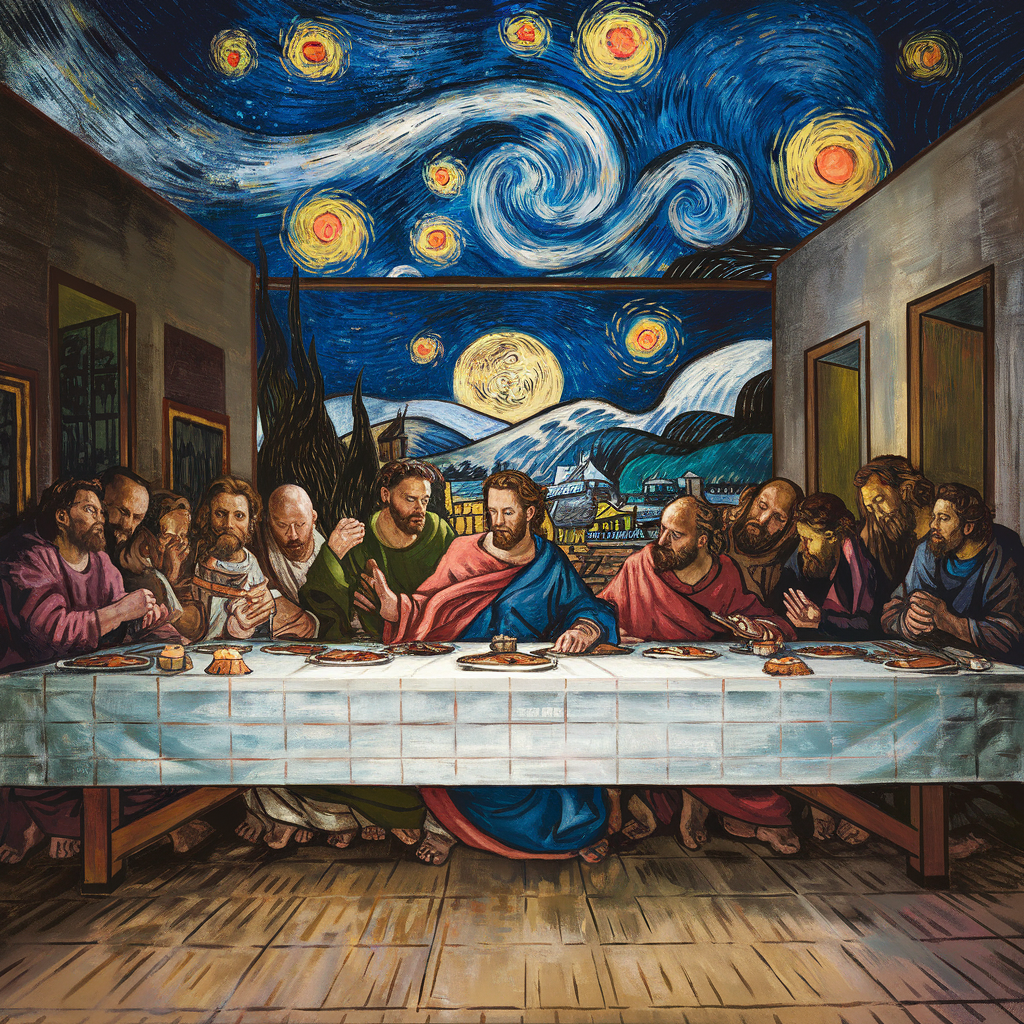 The Last Supper - Starry Starry Night