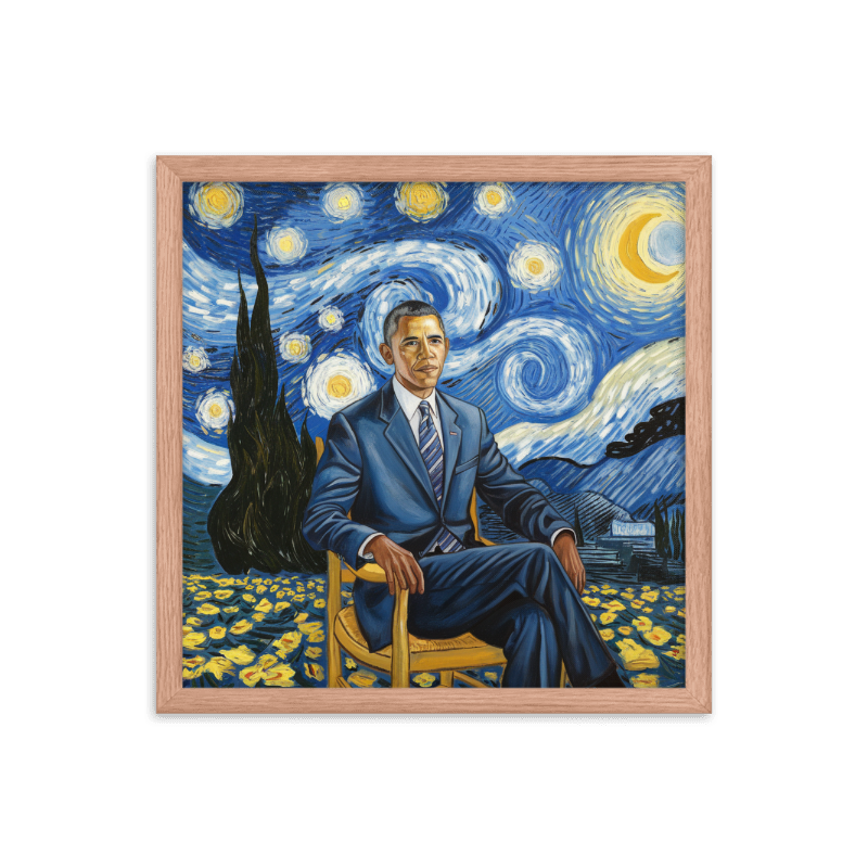 Barack Obama - Starry Starry Night