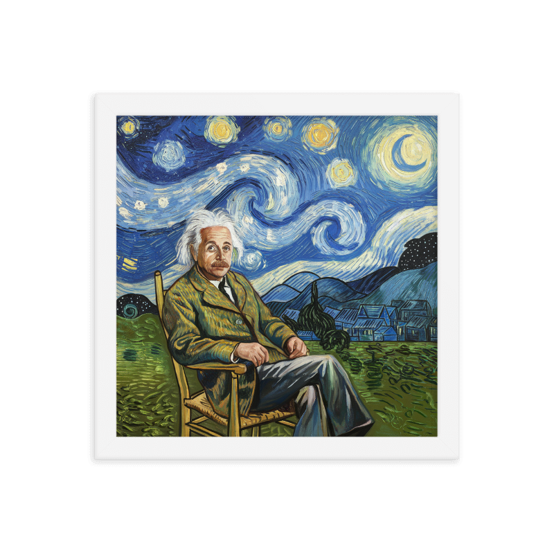 Albert Einstein - Starry Starry Night