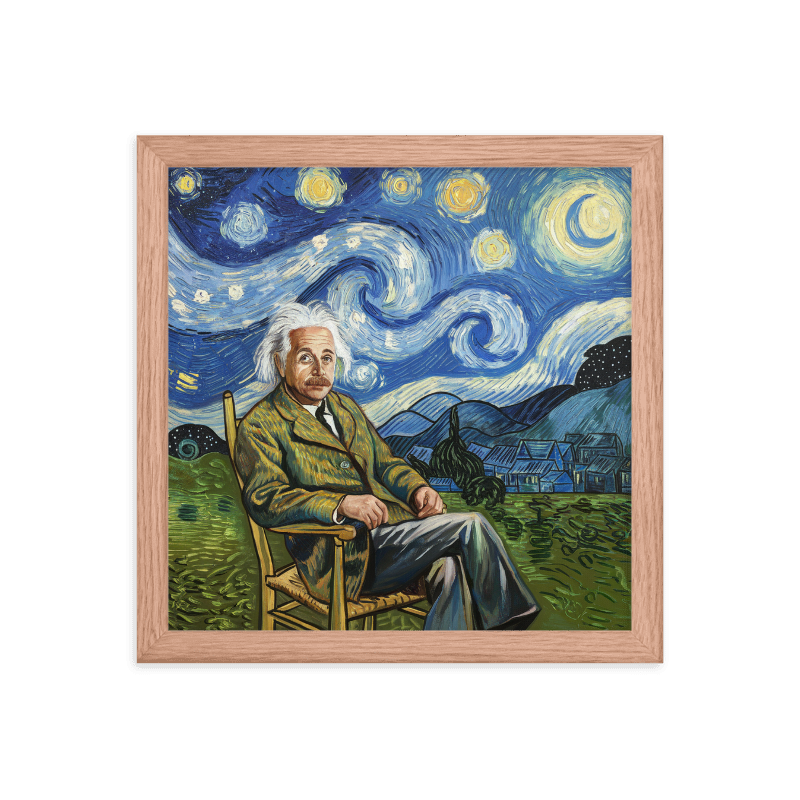 Albert Einstein - Starry Starry Night