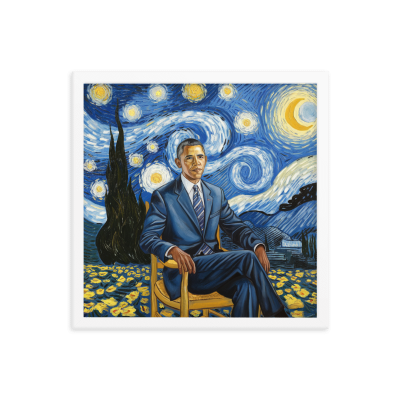 Barack Obama - Starry Starry Night