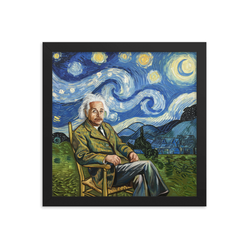 Albert Einstein - Starry Starry Night