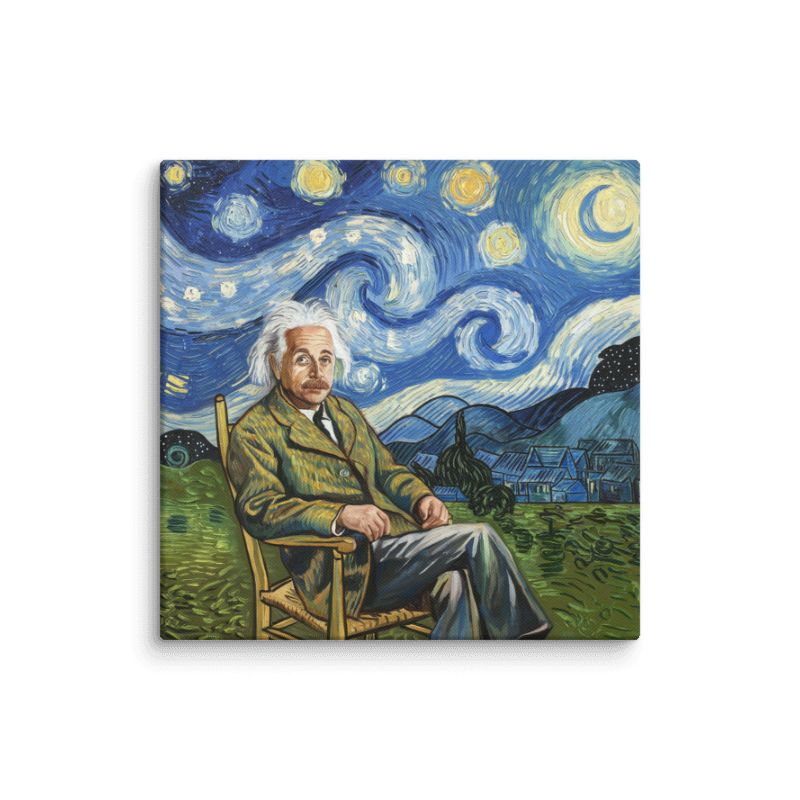 Albert Einstein - Starry Starry Night